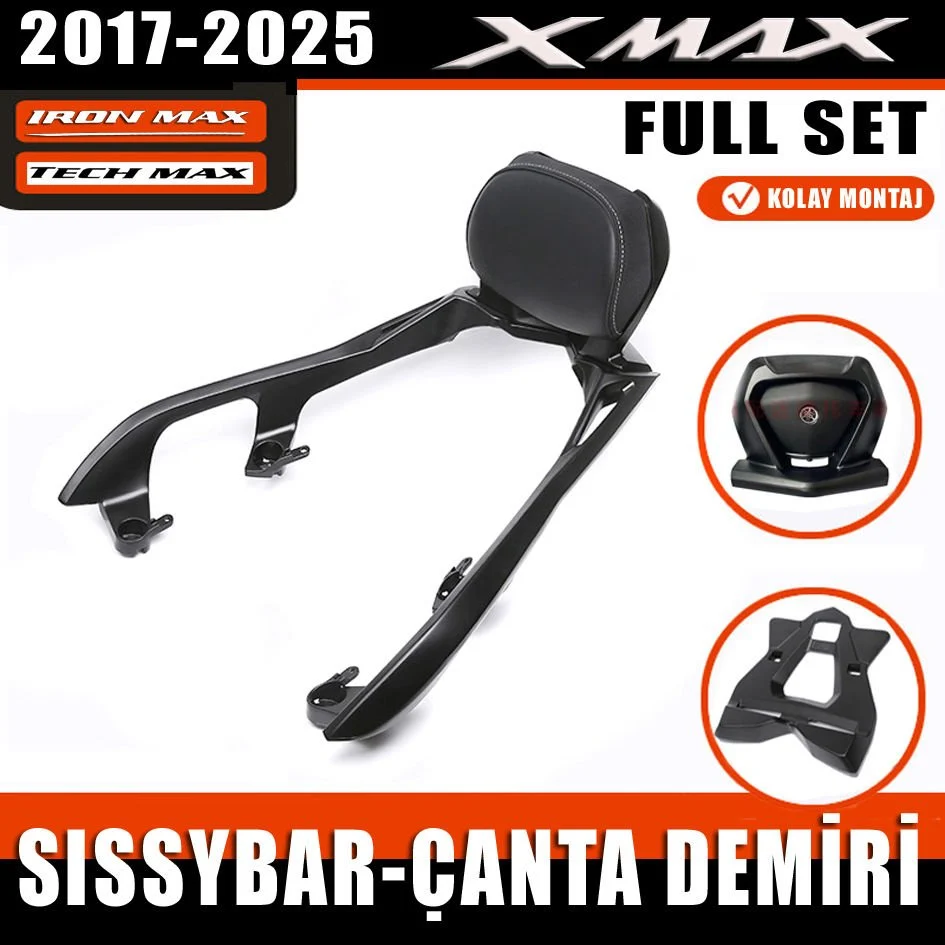 Xmax Ironmax Techmax Sissybar- Çanta Demiri Seti 2017-2025